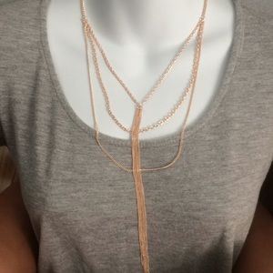Rose gold necklace